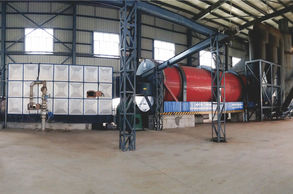 埃及客戶考察真節(jié)能紙漿烘干機(jī)